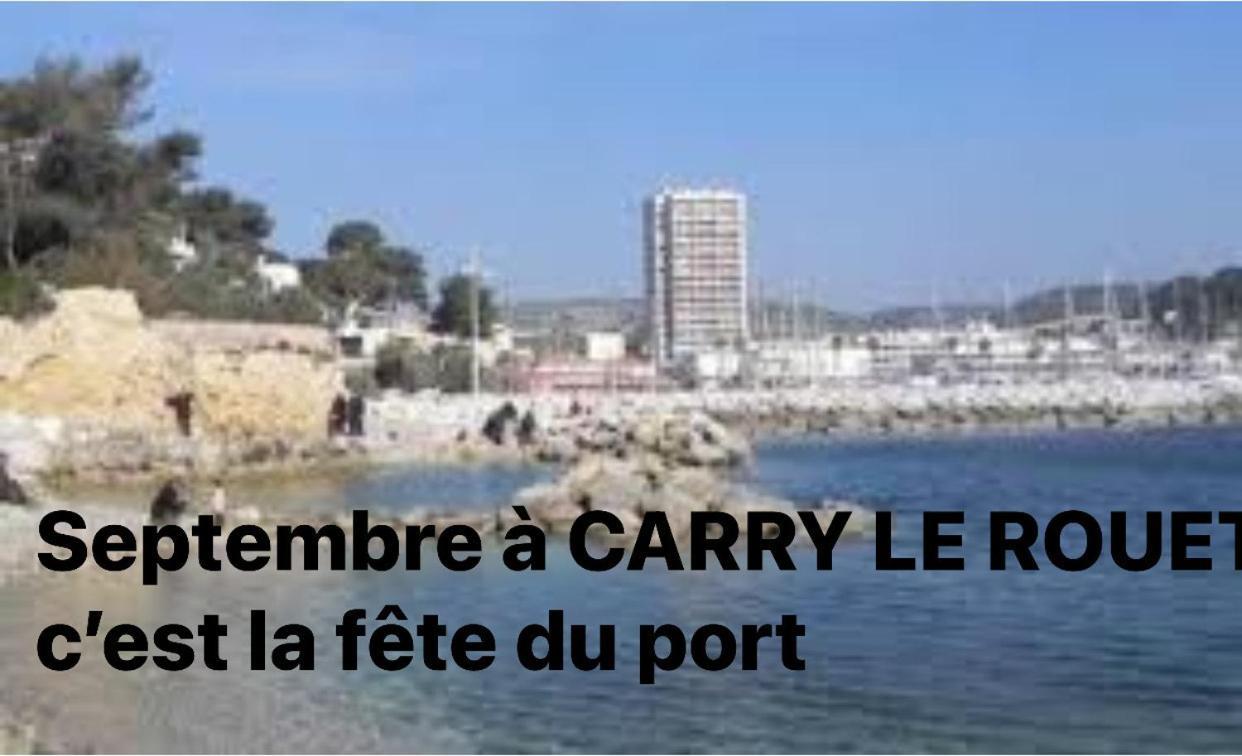 200m de la plage ,3mn du port à 50m du centre ville Carry-le-Rouet Exterior foto